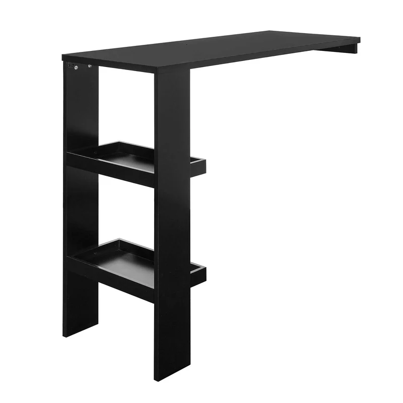 SoBuy FWT55-SCH Table de Bar Murale Table Haute de Bar Mange-Debout Cuisine