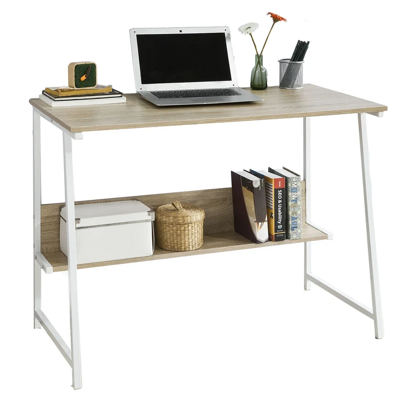SoBuy FWT34-N Bureau informatique Plan de travail Table pour ordinateur