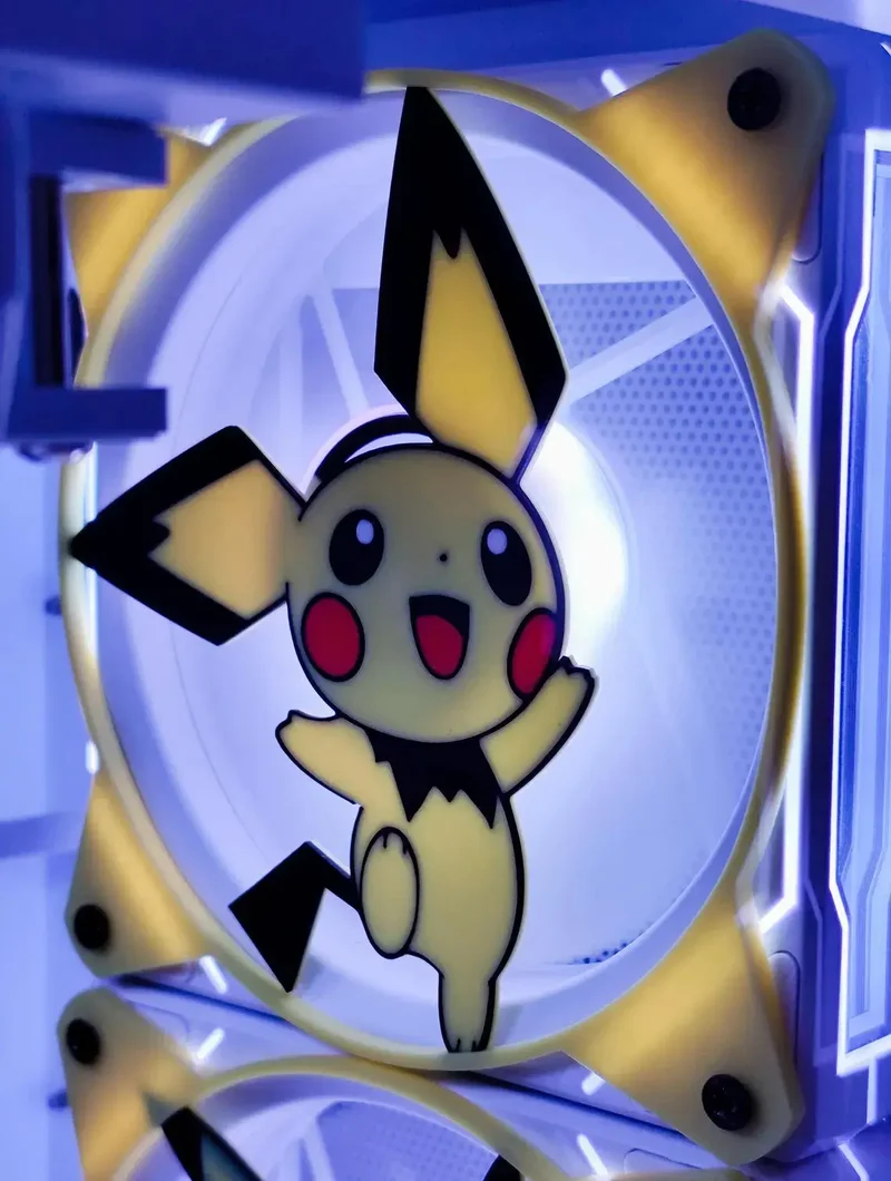 Grille Ventilateur Pokemon 120mm/140mm - Pichu