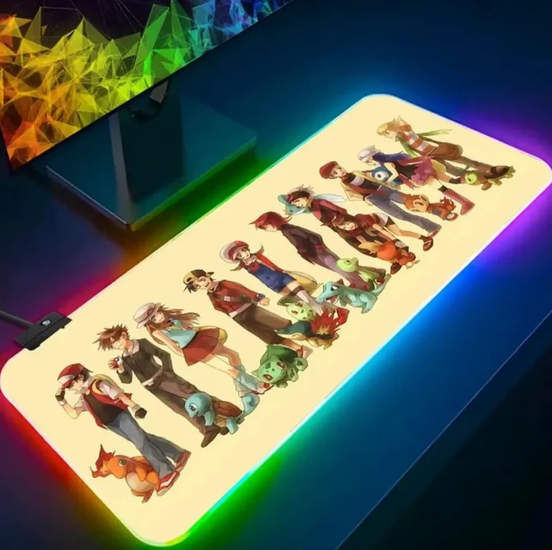 Tapis de Souris Gaming RGB Pokémon - Dresseur Pokémon