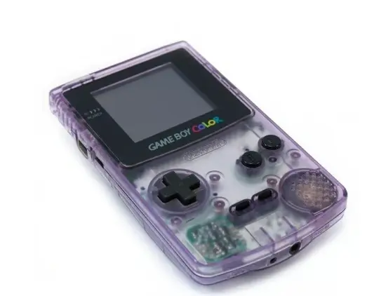 Console Game Boy Color Violet Transparent