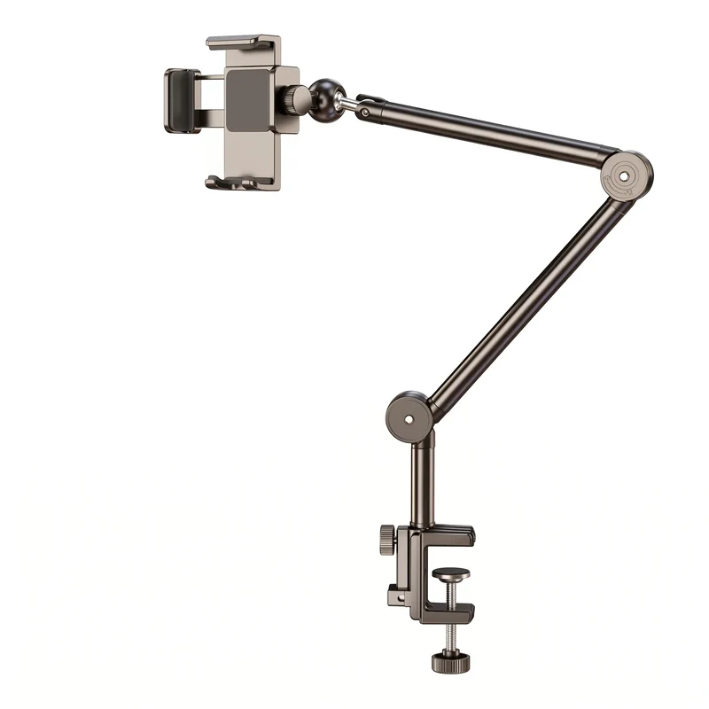 Support Téléphone ErgoPivot - Bras Télescopique Articulé - Fixation Sans Perçage