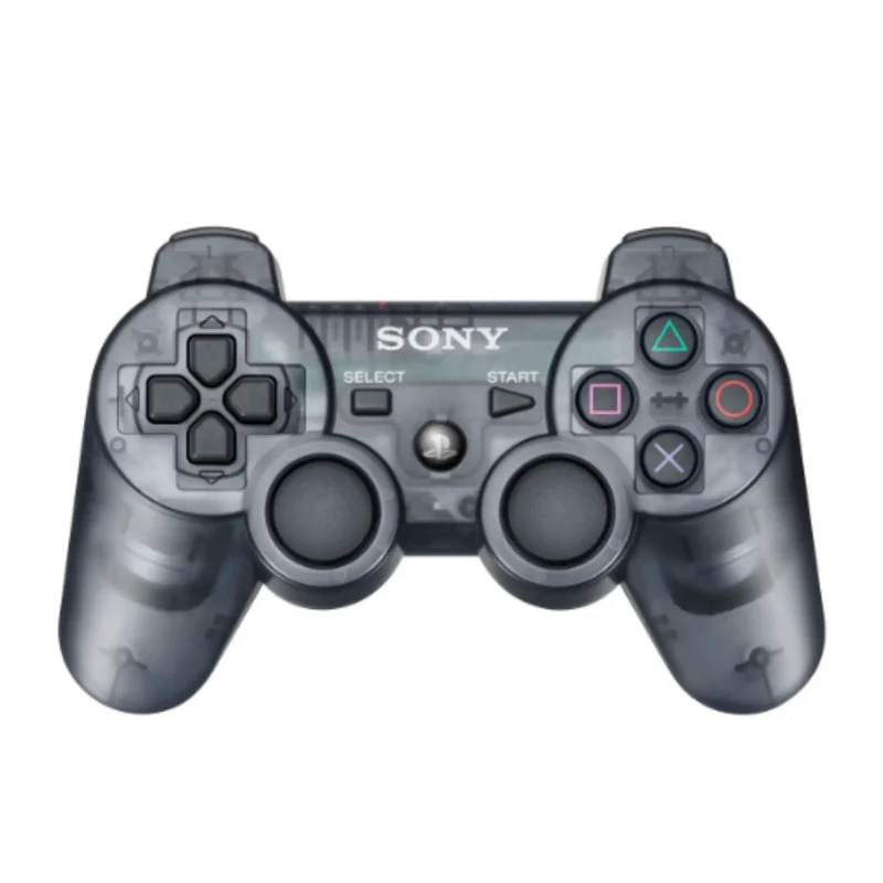 Manette DualShock 3 Officielle Sony – Noire transparente – PlayStation 3 (PS3)