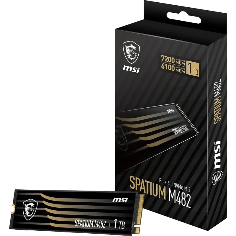 MSI SPATIUM M482 SSD 1TB M2- Lecture 7200 MB/s