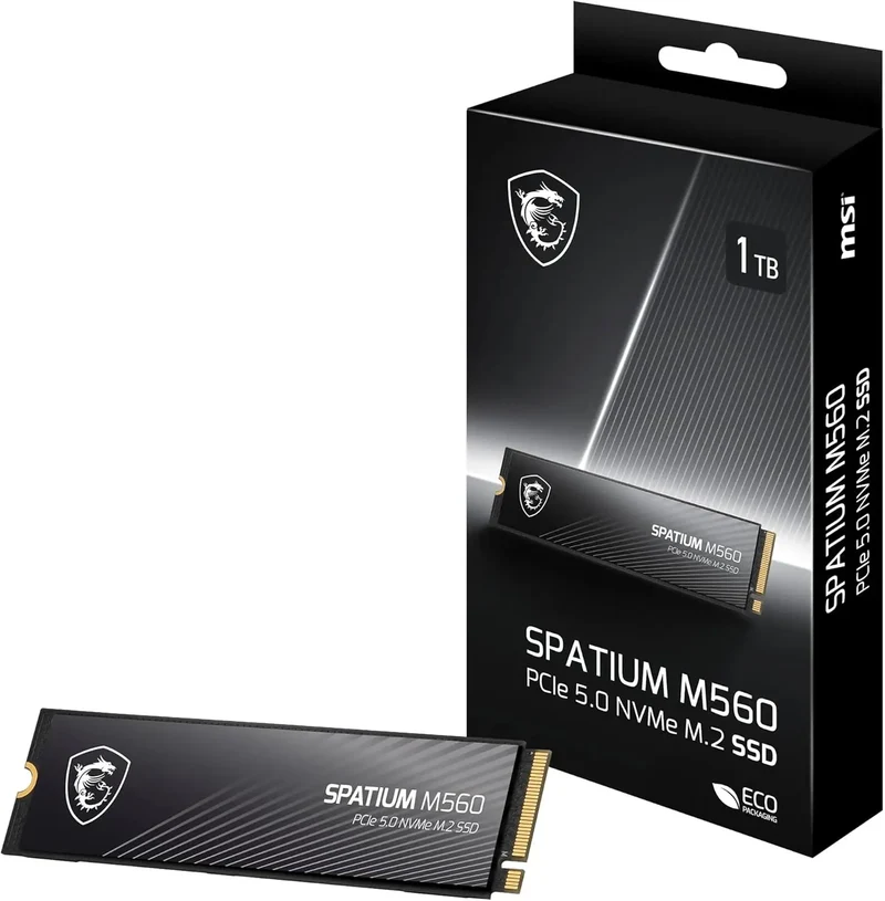 MSI SPATIUM M560 SSD 1TB M2 - Lecture 10200 MB/s