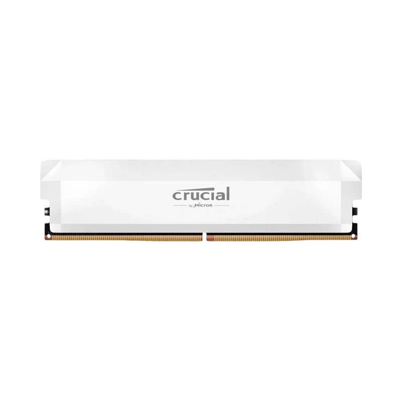 Barrette RAM Crucial DDR5 – 16 Go (1 x 16 Go) - 6000Mhz - Blanc