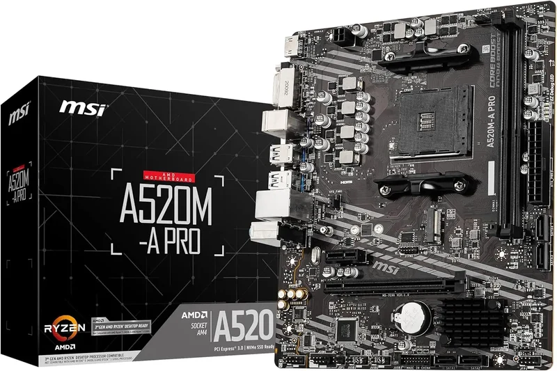 Carte Mère MSI - A520M-A PRO - AM4