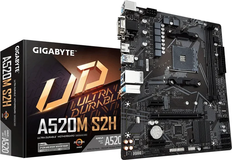 GIGABYTE A520M S2H (AM4)