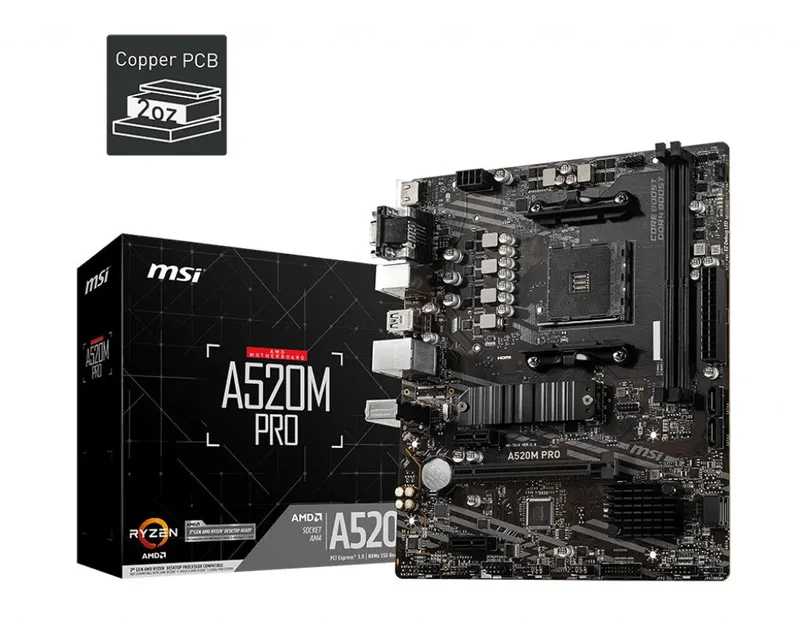 MSI A520M PRO (AM4)