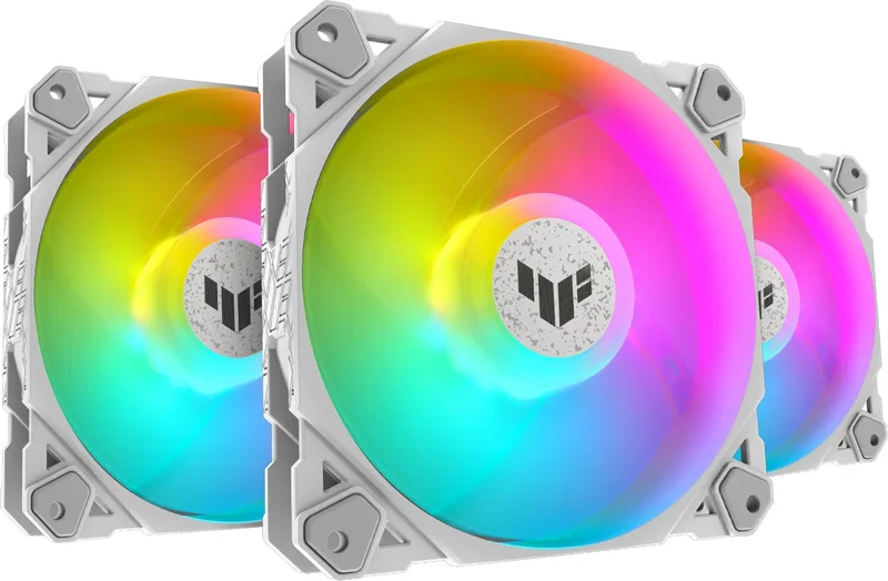 Lot de 3x ASUS TUF Gaming TF120 120mm ARGB BLANC