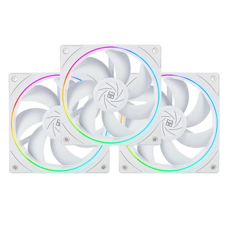 Lot de 3x Ventilateurs Thermalright TL-S12W BLANC