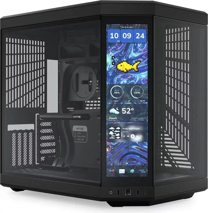 HYTE Y70 TOUCH INFINITE PITCH BLACK