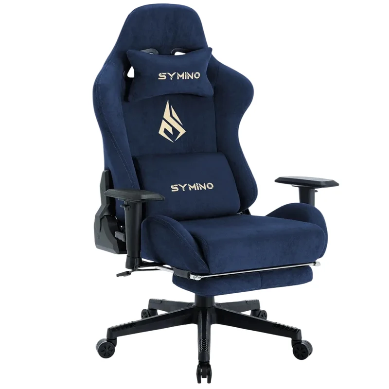 Chaise Gaming Ergonomique avec Repose-Pieds - Fauteuil Bureau Respirant Inclinable 150°