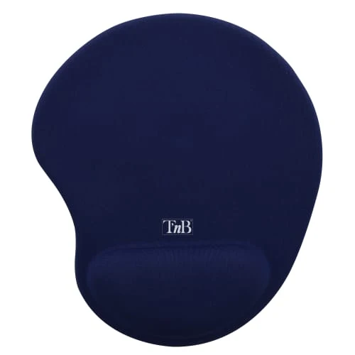 Tapis de souris ergonomique avec repose-poignet bleu
