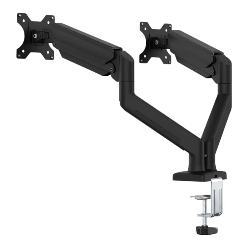 Bras Écran PC Double Bras DualForce Pro - Soulage les Cervicales & Libère l'Espace
