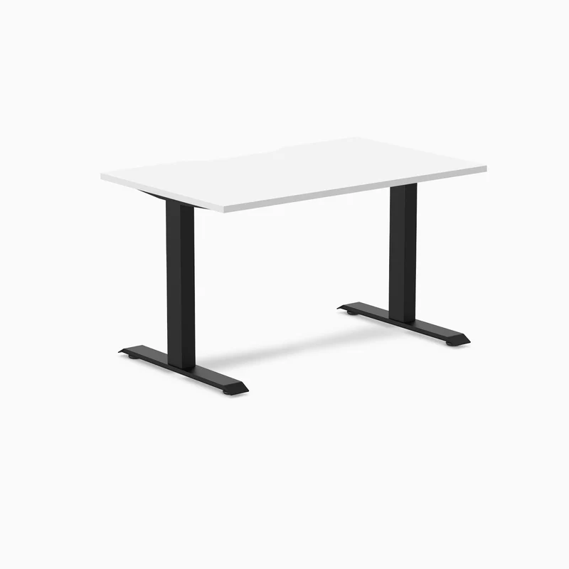 Desky Zero Scalloped Laminate Office Desk