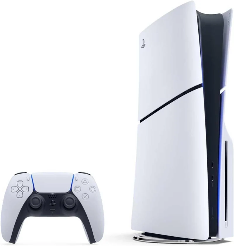 Console PS5 Slim Blanc 1 To + 1 Manette - Reconditionnée