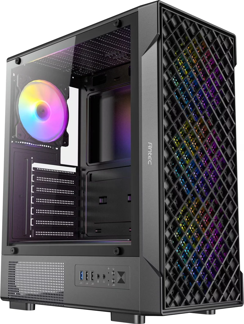 Boîtier Moyen Tour ATX Antec VX320 ARGB - Noir