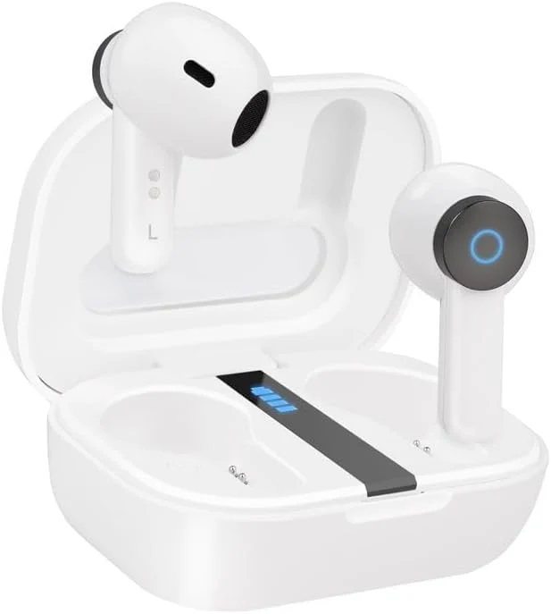 Écouteurs sans fil Bluetooth TooQ Bender - Blanc