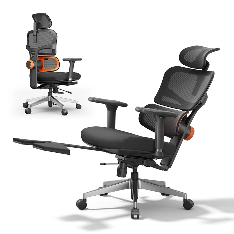 NEWTRAL NT002 Ergonomic Office Chair with Laptop Table-Black