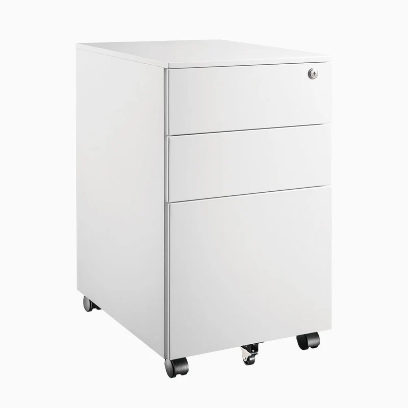 Desky GO Slimline Steel Mobile Pedestal