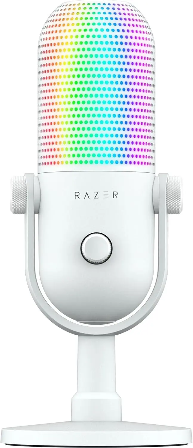 Micro Razer Seiren V3 Chroma Blanc