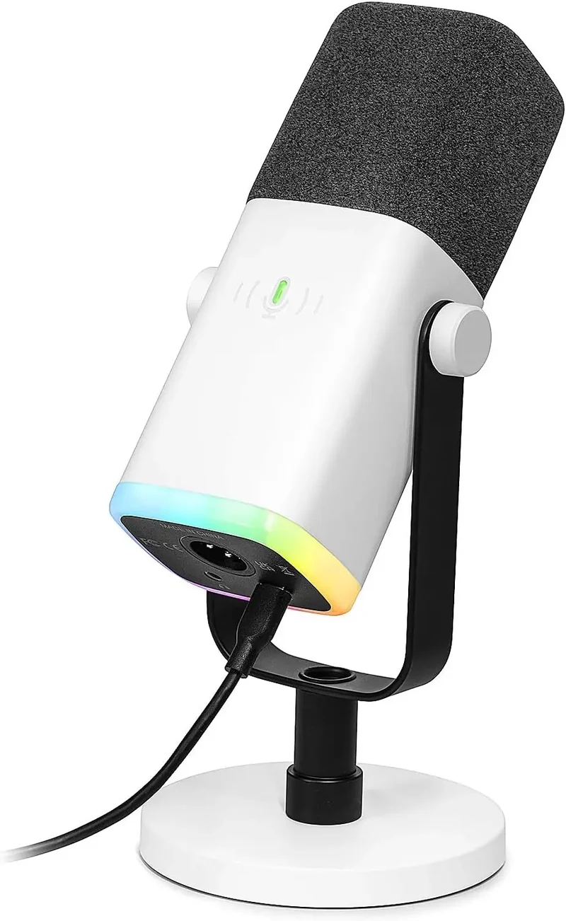 Microphone Fifine AM8 Blanc