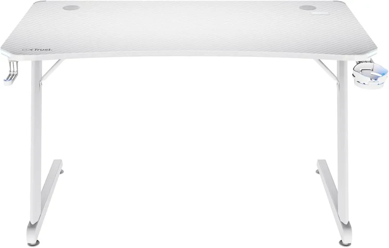 Bureau Gamer Trust GXT 709W Luminus Blanc