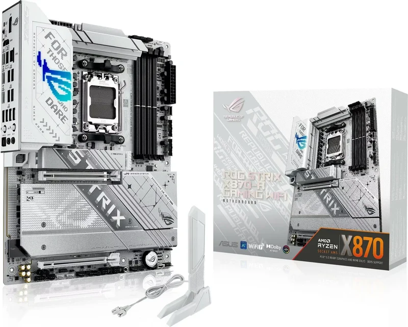 Carte Mère Asus RoG Strix X870-A Gaming WiFi (AM5) (Blanc)