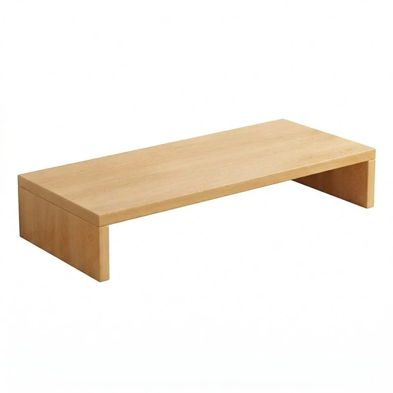 Support écran PC Oak 8 - Bois Premium | Rangement & Posture Ergonomique