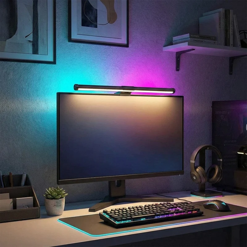 Lampe de Bureau Screenbar CHROMAX 44 cm RGB : Ambiance Immersive - Zéro Reflet
