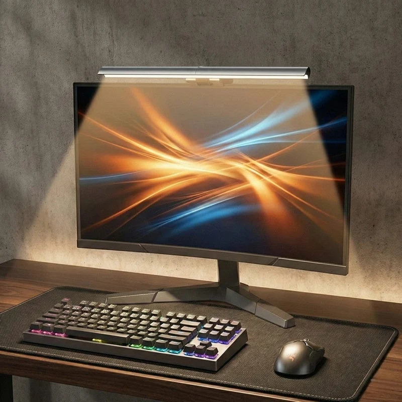 Lampe de Bureau Screenbar ZENIT 30cm : Zéro Reflet - Fixation par Gravité