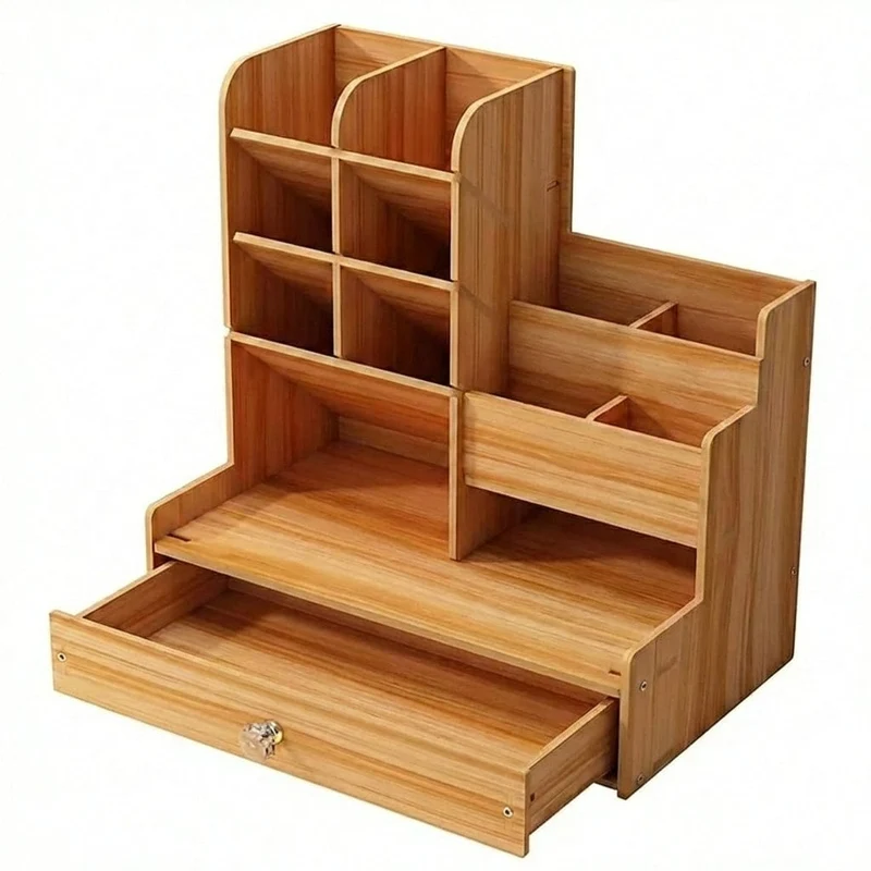 Organisateur de bureau WOODLY : Accès Instantané - Gain d'Espace