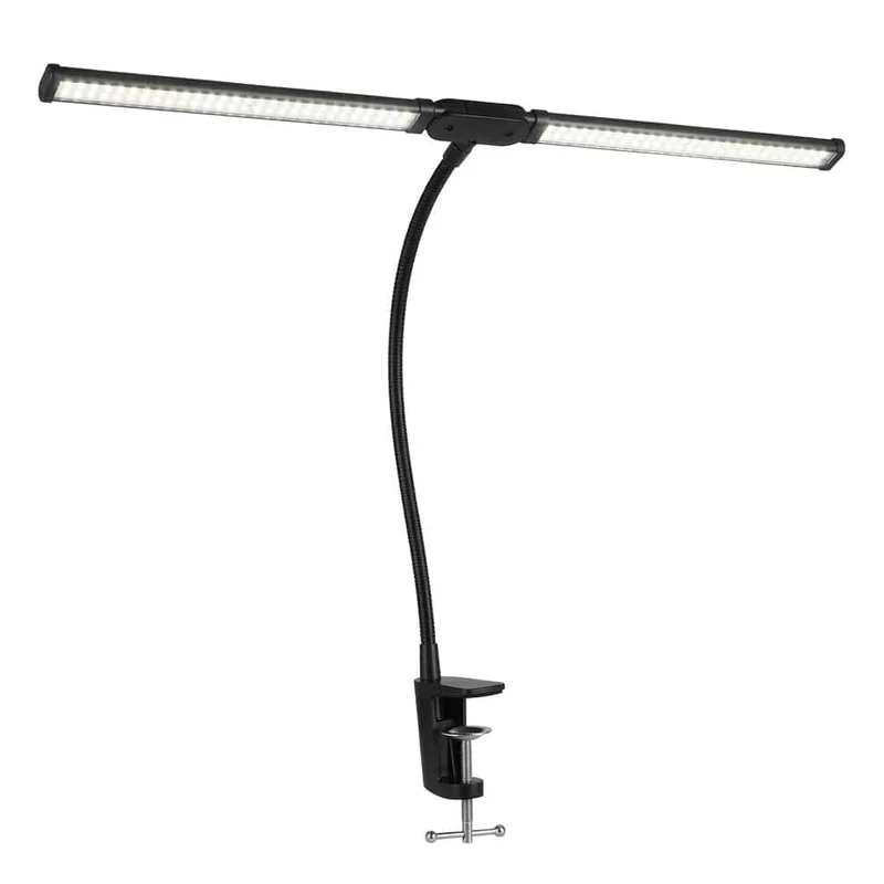 Lampe de Bureau VOLTZ : Double Tête LED & Amplitude Panoramique