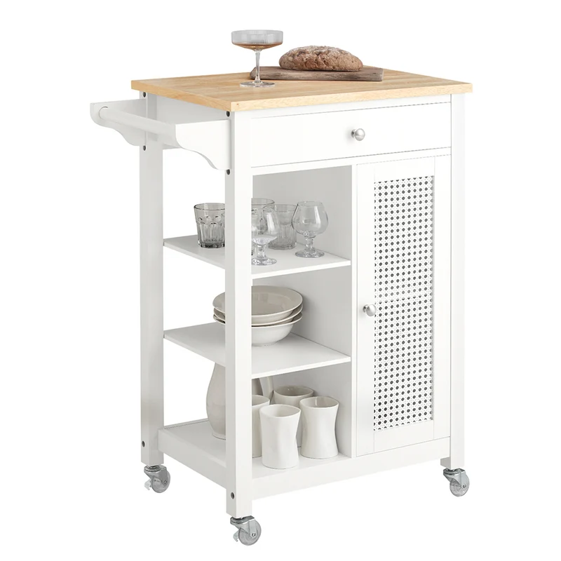 SoBuy FKW96-II-WN Desserte Roulant Buffet Meuble de Rangement Cuisine