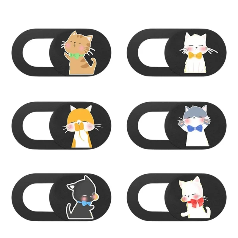 Cache Webcam Chat - Lot de 3/6 Pièces Protection Vie Privée Universelle