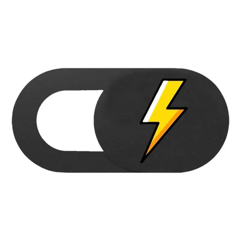 Cache Webcam Magnétique Éclair - Protection Confidentialité Design Sécurisé
