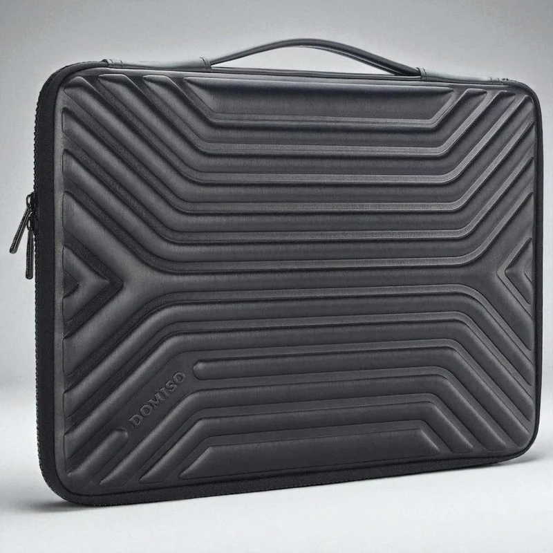 Sacoche Ordinateur Pour Homme - Rigide Antichoc Noir Ultra Slim 10" à 17"
