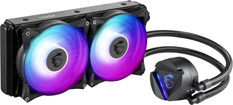 Kit Watercooling AIO MSI MAG CORELIQUID 240R V2 – 240mm – ARGB- Noir - Watercooling 240 mm