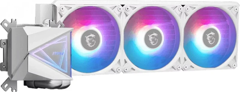 Kit Watercooling AIO MSI MAG CORELIQUID I360 – 360mm – Blanc ARGB - Watercooling RGB