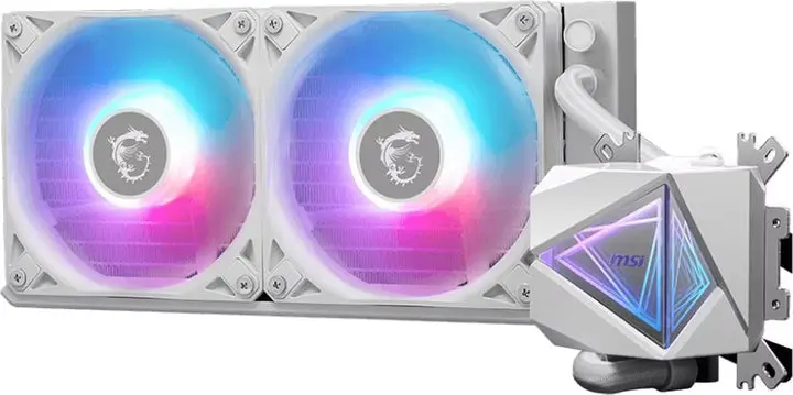 Kit Watercooling AIO MSI MAG CORELIQUID I240 – Blanc ARGB - Watercooling 240 mm