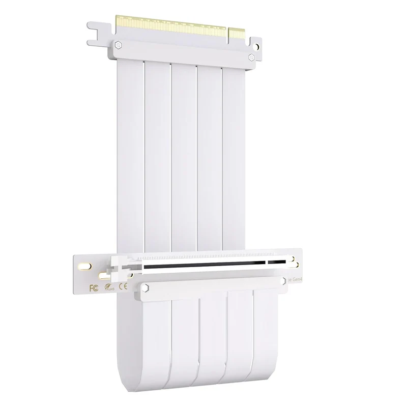 Câble Razer PCIe 4.0 250mm Coudé 90° - Blanc